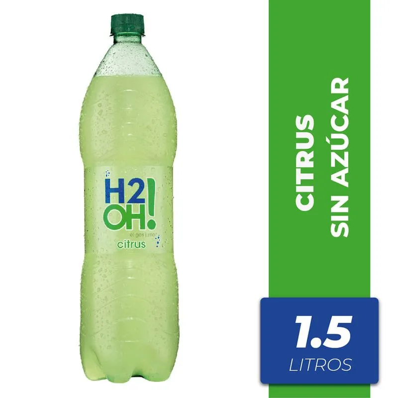 Agua saborizada H2OH Citrus 1.5 L 